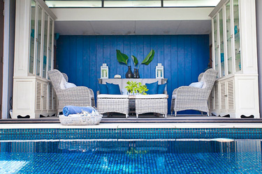 Pool and Veranda with Garden and Pool View